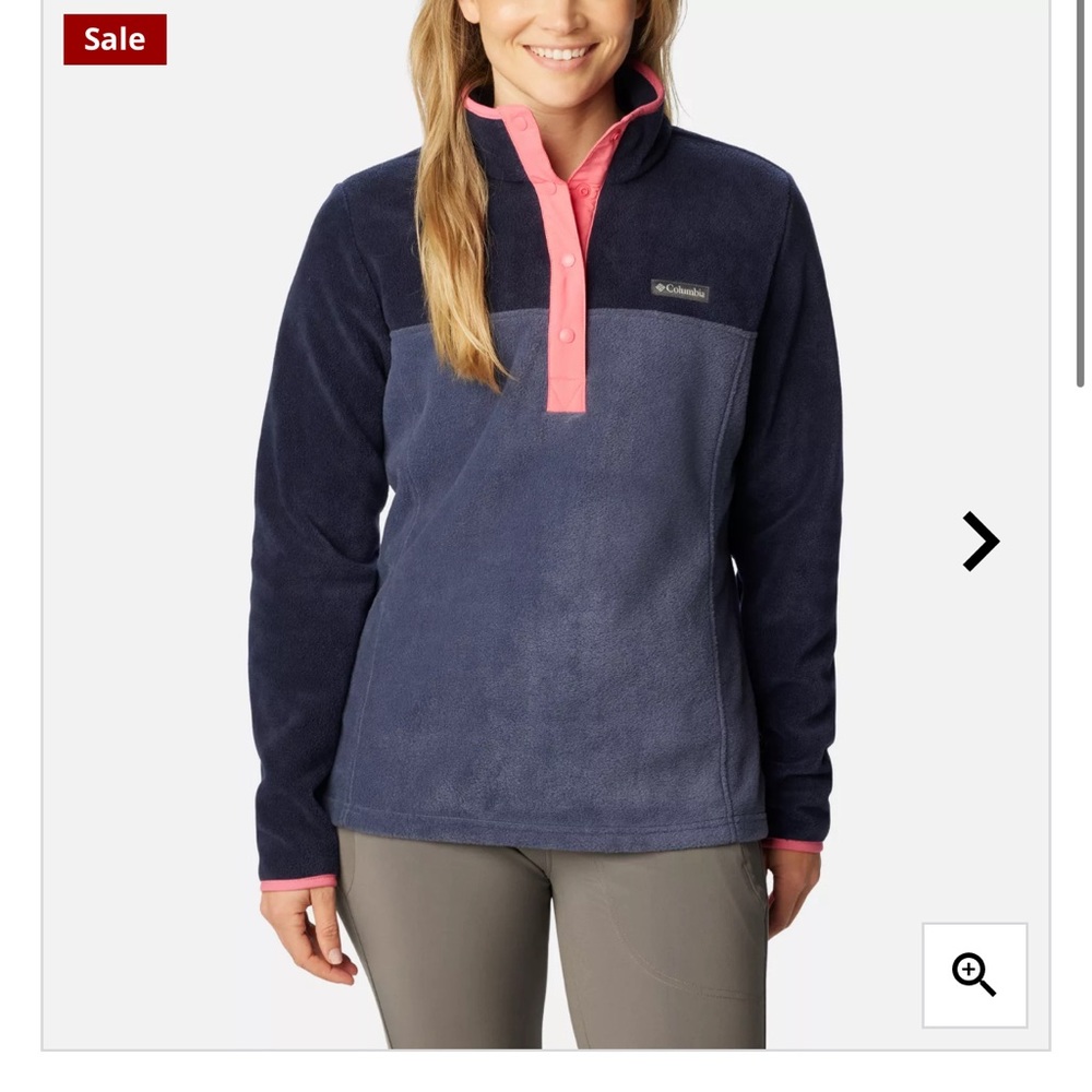 Columbia Benton Springs Half-snap Fleece Pullover, size medium